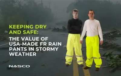 Keeping Dry and Safe: The Value of USA-Made FR Rain Pants in Stormy Weather