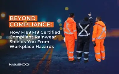 Beyond Compliance: How F1891-19 Compliant Rainwear Shields You From Workplace Hazards