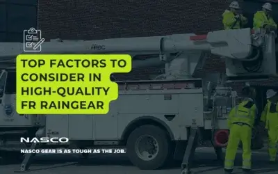 Top Factors to Consider in High-Quality FR Raingear