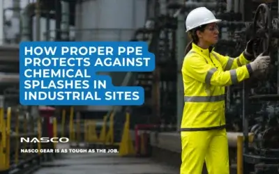 How Proper PPE Protects Against Chemical Splashes in Industrial Sites