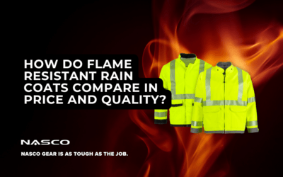 How do flame resistant rain coats compare in price and quality?